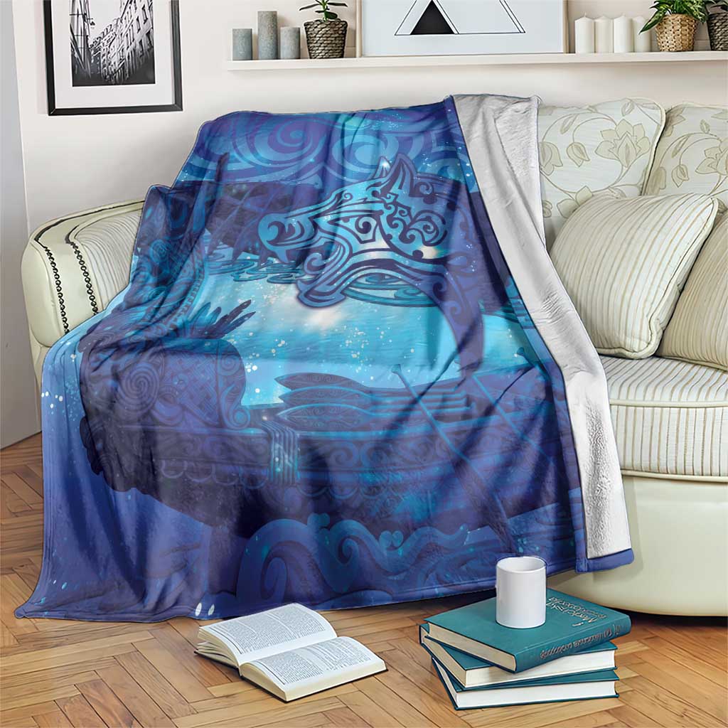 Kuri New Zealand Matariki Blanket Aotearoa Dog Waka Maori New Year Galaxy Vibes