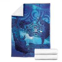 Kuri New Zealand Matariki Blanket Aotearoa Dog Waka Maori New Year Galaxy Vibes