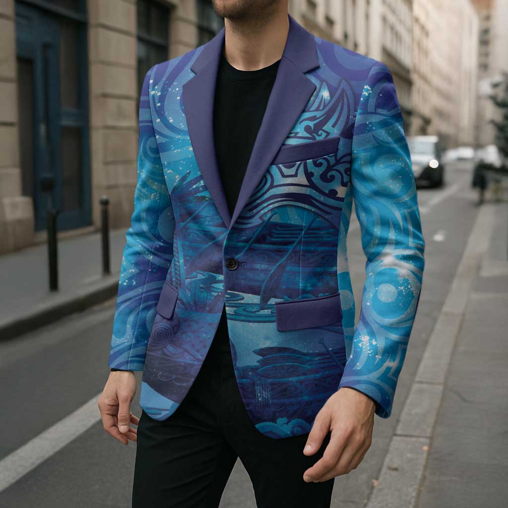 Kuri New Zealand Matariki Blazer Aotearoa Dog Waka Maori New Year Galaxy Vibes
