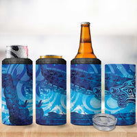 Kuri New Zealand Matariki 4 in 1 Can Cooler Tumbler Aotearoa Dog Waka Maori New Year Galaxy Vibes LT14 - Polynesian Pride