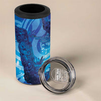 Kuri New Zealand Matariki 4 in 1 Can Cooler Tumbler Aotearoa Dog Waka Maori New Year Galaxy Vibes LT14 - Polynesian Pride