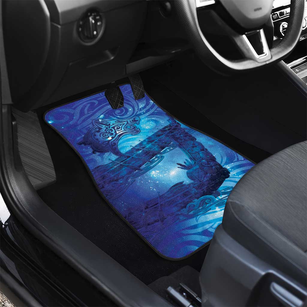 Kuri New Zealand Matariki Car Mats Aotearoa Dog Waka Maori New Year Galaxy Vibes LT14 - Polynesian Pride