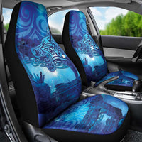 Kuri New Zealand Matariki Car Seat Cover Aotearoa Dog Waka Maori New Year Galaxy Vibes LT14 - Polynesian Pride