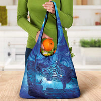 Kuri New Zealand Matariki Grocery Bag Aotearoa Dog Waka Maori New Year Galaxy Vibes LT14 - Polynesian Pride