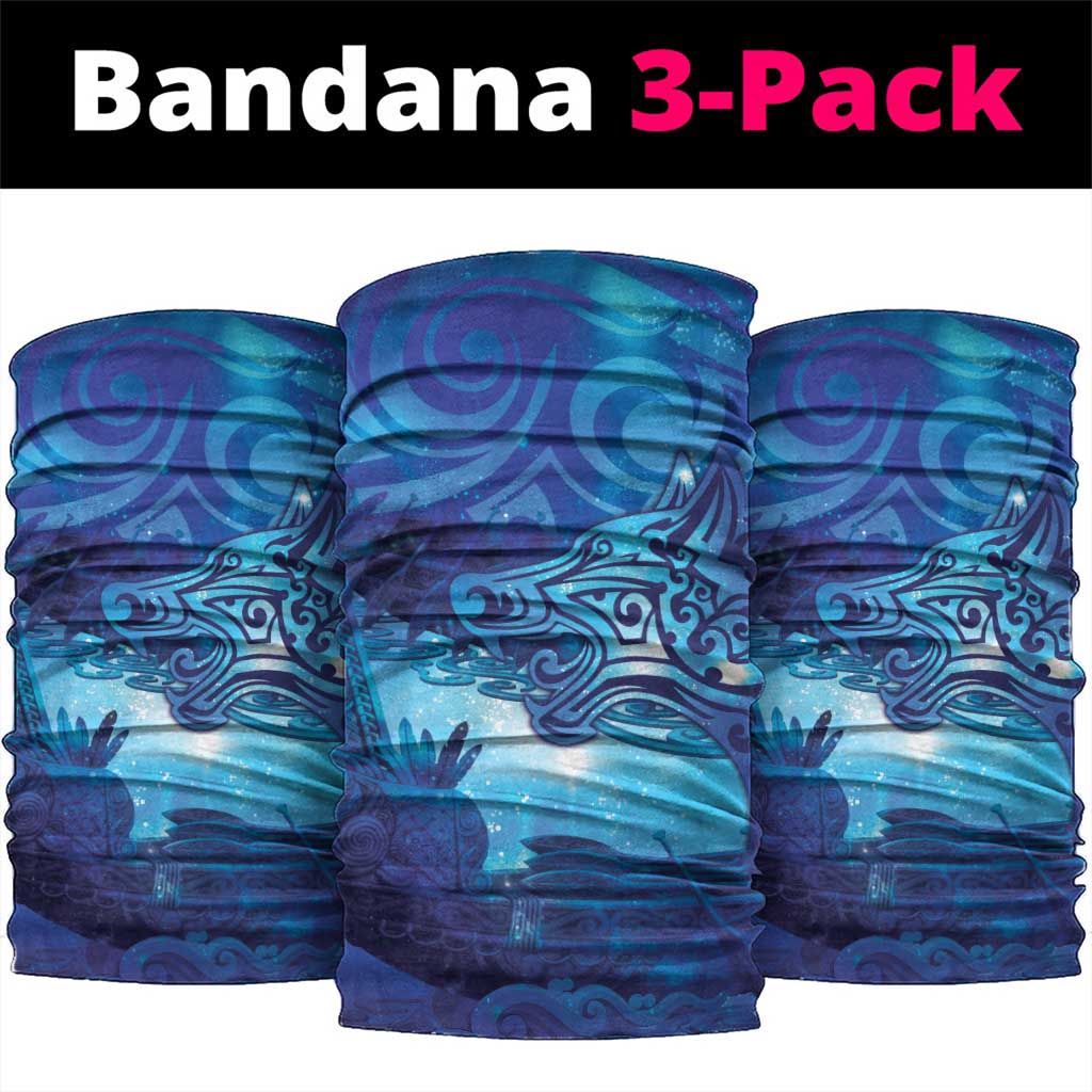 Kuri New Zealand Matariki Neck Gaiter Aotearoa Dog Waka Maori New Year Galaxy Vibes LT14 package One Size: 25*50cm Blue - Polynesian Pride