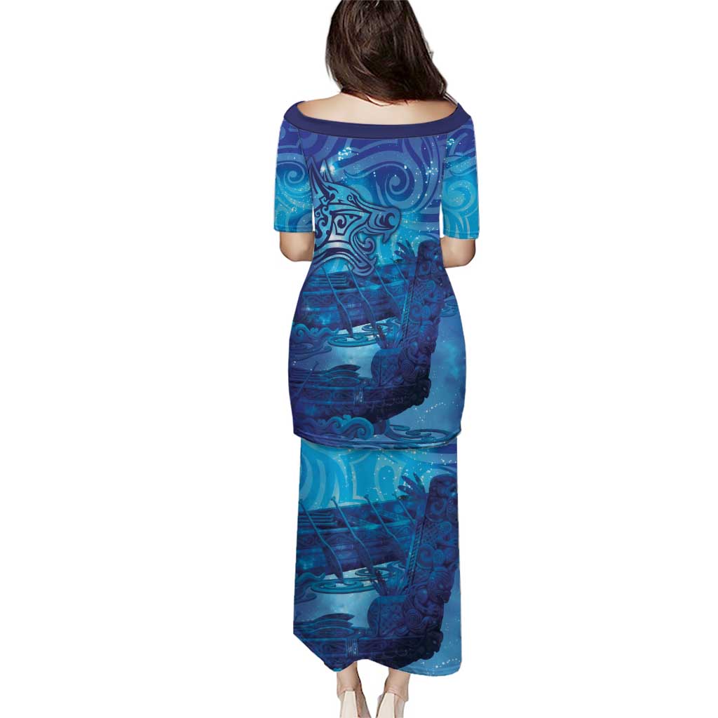 Kuri New Zealand Matariki Puletasi Aotearoa Dog Waka Maori New Year Galaxy Vibes LT14 - Polynesian Pride