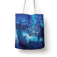 Kuri New Zealand Matariki Tote Bag Aotearoa Dog Waka Maori New Year Galaxy Vibes LT14 - Polynesian Pride