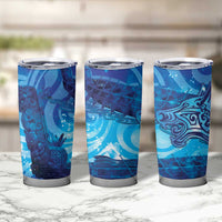 Kuri New Zealand Matariki Tumbler Cup Aotearoa Dog Waka Maori New Year Galaxy Vibes