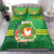 Personalized Manu'a Cession Day Bedding Set Tropical Flowers With Polynesian Pattern