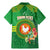 Personalized Manu'a Cession Day Family Matching Mermaid Dress and Hawaiian Shirt Tropical Flowers With Polynesian Pattern
