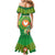 Personalized Manu'a Cession Day Family Matching Mermaid Dress and Hawaiian Shirt Tropical Flowers With Polynesian Pattern