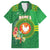 Personalized Manu'a Cession Day Family Matching Short Sleeve Bodycon Dress and Hawaiian Shirt Tropical Flowers With Polynesian Pattern