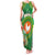 Personalized Manu'a Cession Day Family Matching Tank Maxi Dress and Hawaiian Shirt Tropical Flowers With Polynesian Pattern