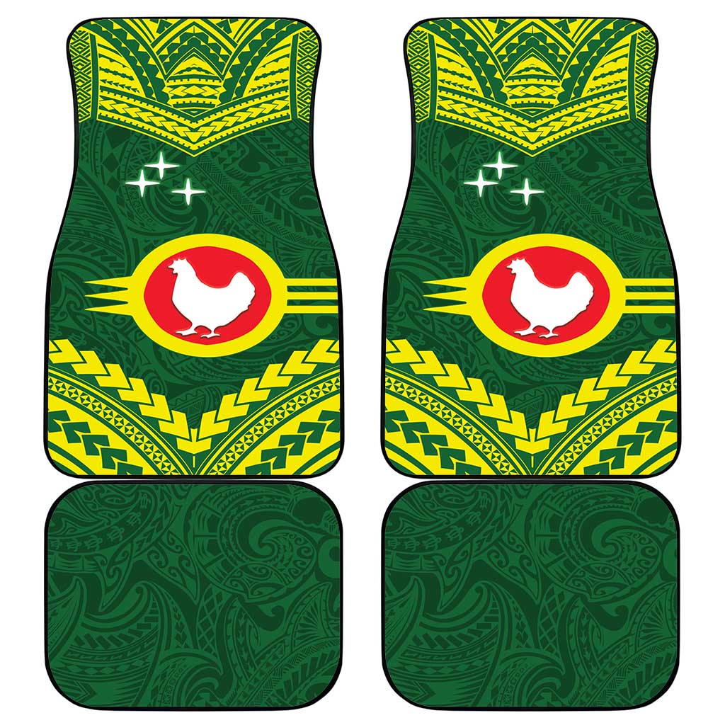 Manu'a Flag Day Car Mats Polynesian Pattern National Color Proud