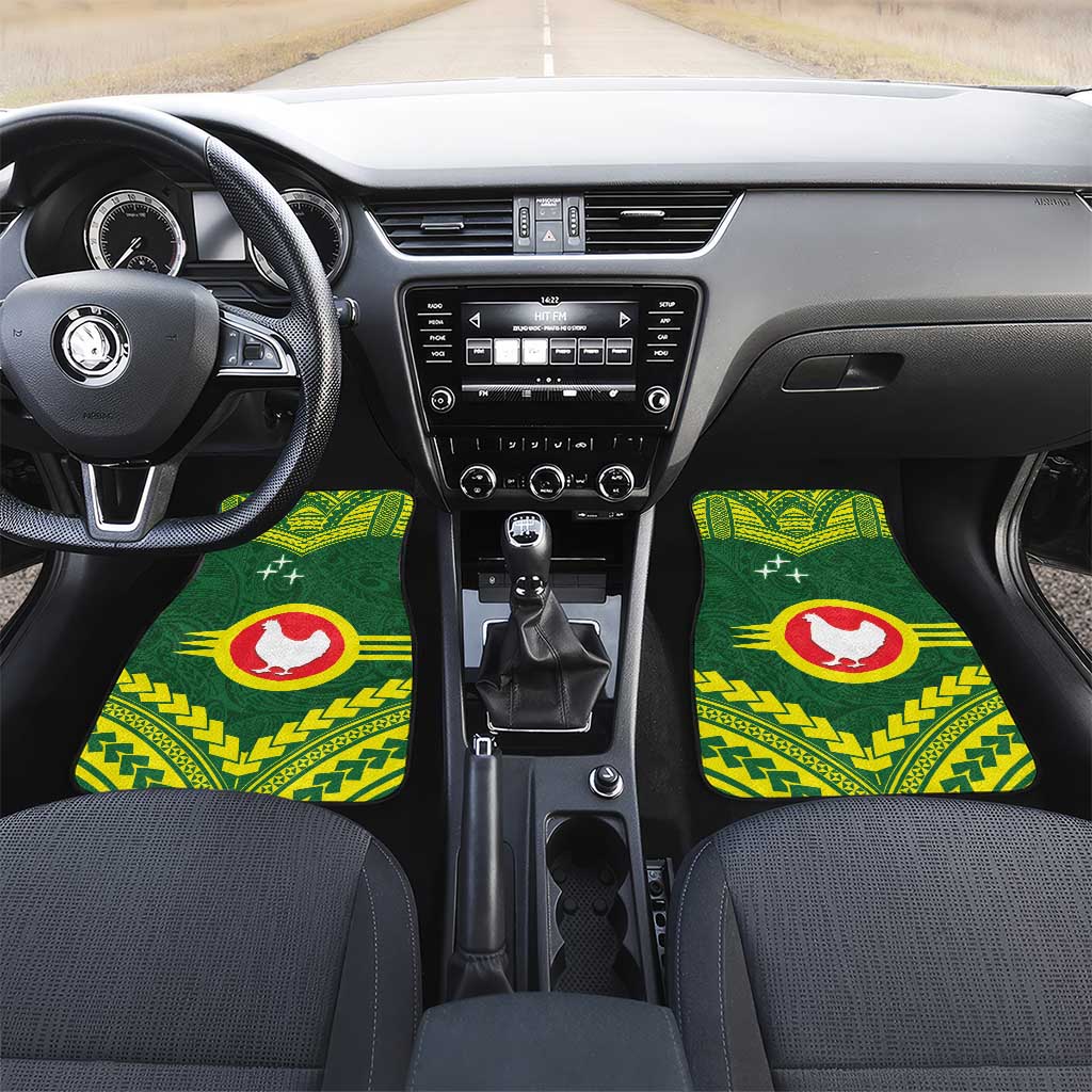 Manu'a Flag Day Car Mats Polynesian Pattern National Color Proud
