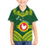 Manu'a Flag Day Family Matching Tank Maxi Dress and Hawaiian Shirt Polynesian Pattern National Color Proud