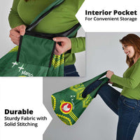 Manu'a Flag Day Grocery Bag Polynesian Pattern National Color Proud