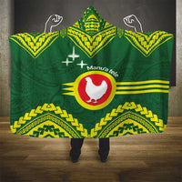 Manu'a Flag Day Hooded Blanket Polynesian Pattern National Color Proud