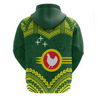 Manu'a Flag Day Hoodie Polynesian Pattern National Color Proud