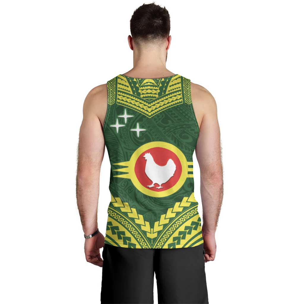 Manu'a Flag Day Men Tank Top Polynesian Pattern National Color Proud LT14 - Polynesian Pride