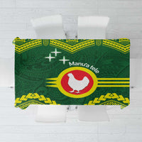 Manu'a Flag Day Tablecloth Polynesian Pattern National Color Proud