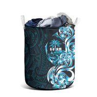 Asut Guam Chamorro Laundry Basket Guahan Seal Tattoo LT14 - Polynesian Pride