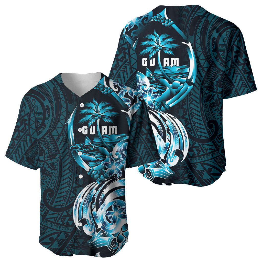Asut Guam Chamorro Baseball Jersey Guahan Seal Tattoo LT14 - Polynesian Pride