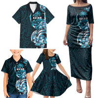 Asut Guam Chamorro Family Matching Puletasi and Hawaiian Shirt Guahan Seal Tattoo LT14 - Polynesian Pride
