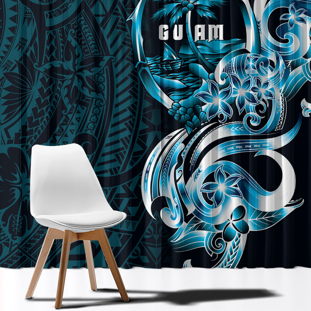 Asut Guam Chamorro Window Curtain Guahan Seal Tattoo LT14 - Polynesian Pride