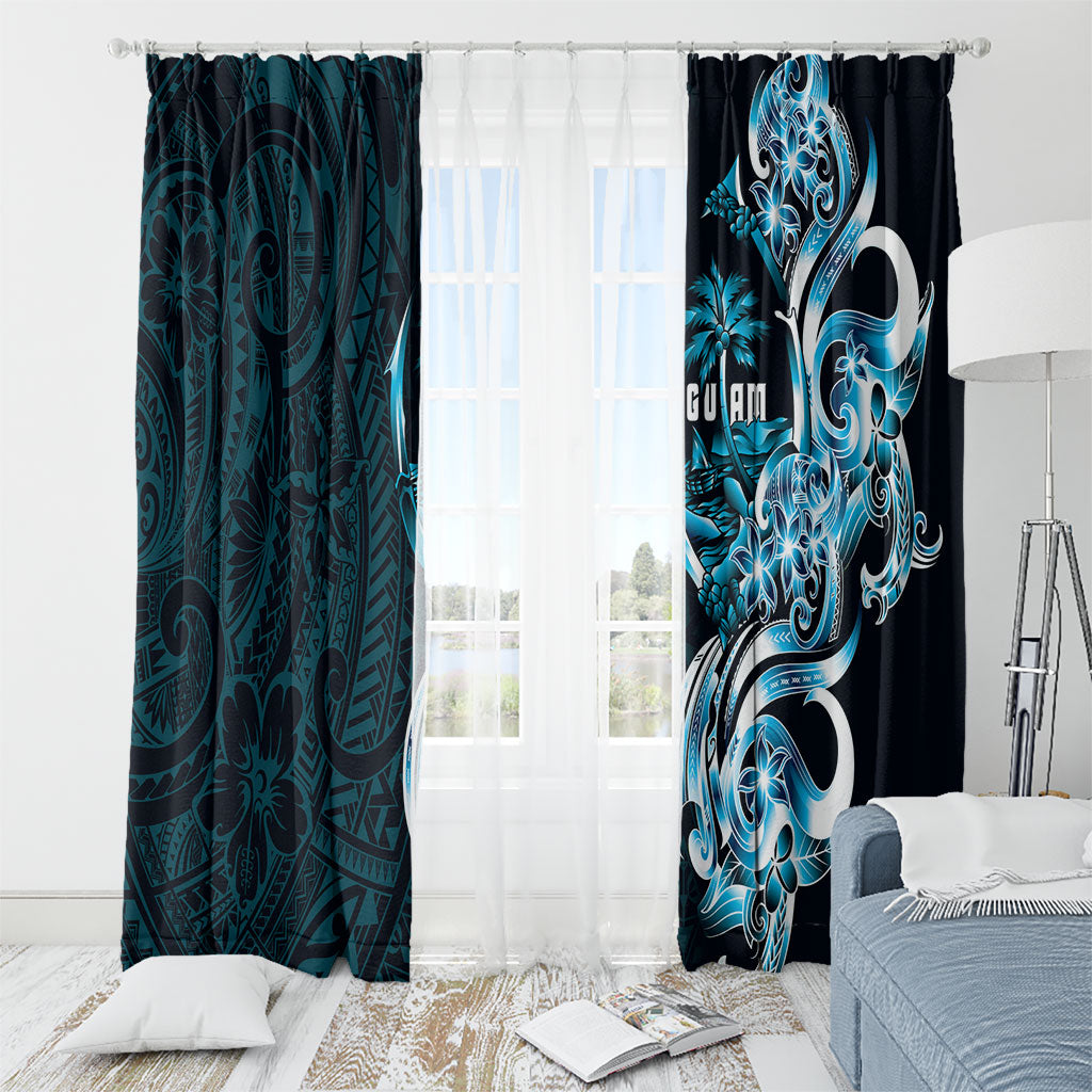 Asut Guam Chamorro Window Curtain Guahan Seal Tattoo LT14 - Polynesian Pride