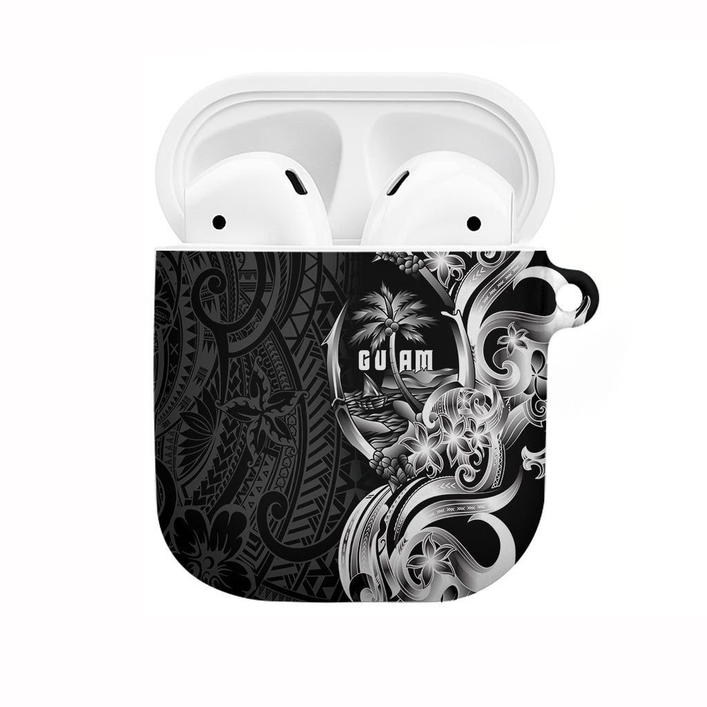 Attelong Guam Chamorro AirPods Case Guahan Seal Tattoo LT14 Black - Polynesian Pride