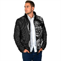 Attelong Guam Chamorro Padded Jacket Guahan Seal Tattoo LT14 - Polynesian Pride