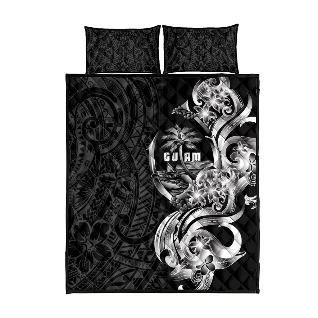 Attelong Guam Chamorro Quilt Bed Set Guahan Seal Tattoo LT14 - Polynesian Pride