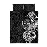 Attelong Guam Chamorro Quilt Bed Set Guahan Seal Tattoo LT14 - Polynesian Pride