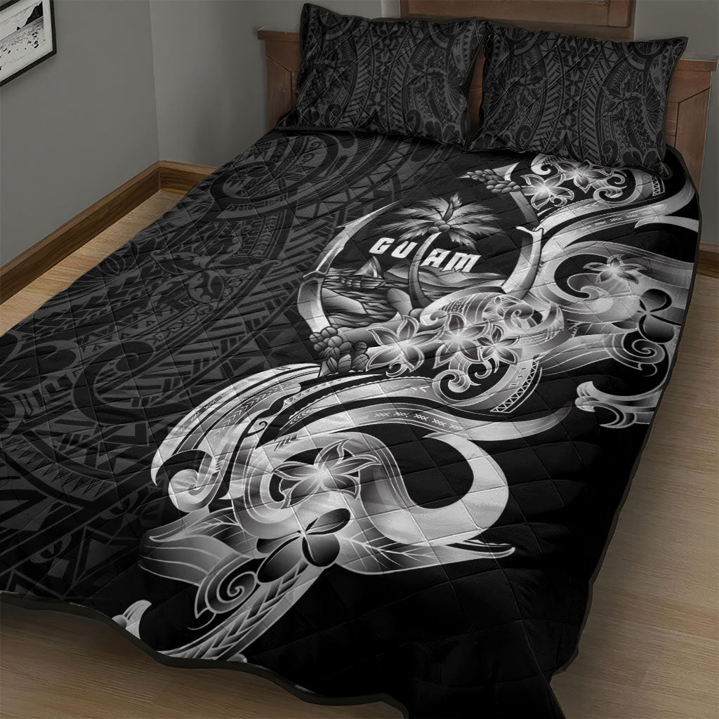Attelong Guam Chamorro Quilt Bed Set Guahan Seal Tattoo LT14 - Polynesian Pride