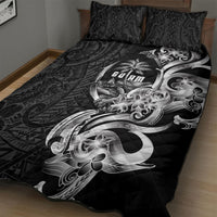 Attelong Guam Chamorro Quilt Bed Set Guahan Seal Tattoo LT14 - Polynesian Pride