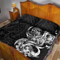 Attelong Guam Chamorro Quilt Bed Set Guahan Seal Tattoo LT14 - Polynesian Pride