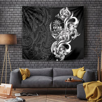 Attelong Guam Chamorro Tapestry Guahan Seal Tattoo LT14 Black - Polynesian Pride