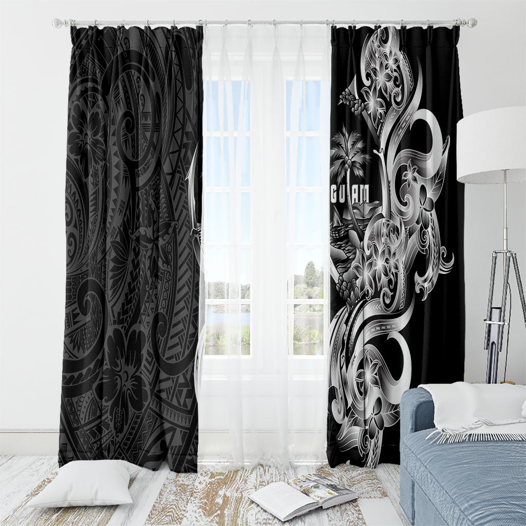 Attelong Guam Chamorro Window Curtain Guahan Seal Tattoo LT14 - Polynesian Pride