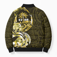 Amariyu Guam Chamorro Bomber Puffer Jacket Guahan Seal Tattoo LT14 - Polynesian Pride