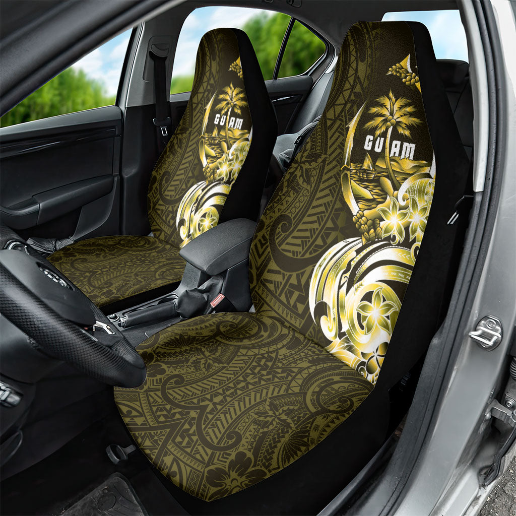 Amariyu Guam Chamorro Car Seat Cover Guahan Seal Tattoo LT14 - Polynesian Pride