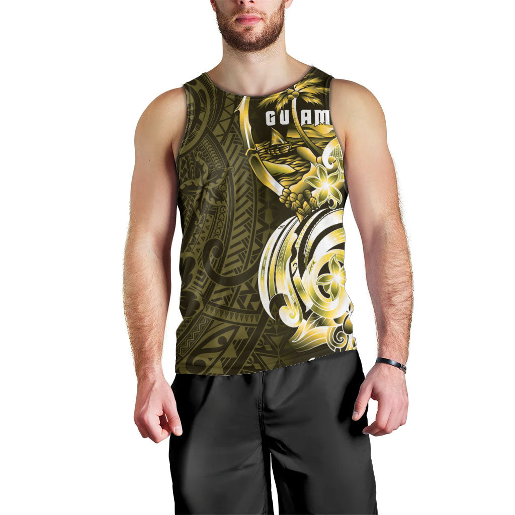 Amariyu Guam Chamorro Men Tank Top Guahan Seal Tattoo LT14 - Polynesian Pride