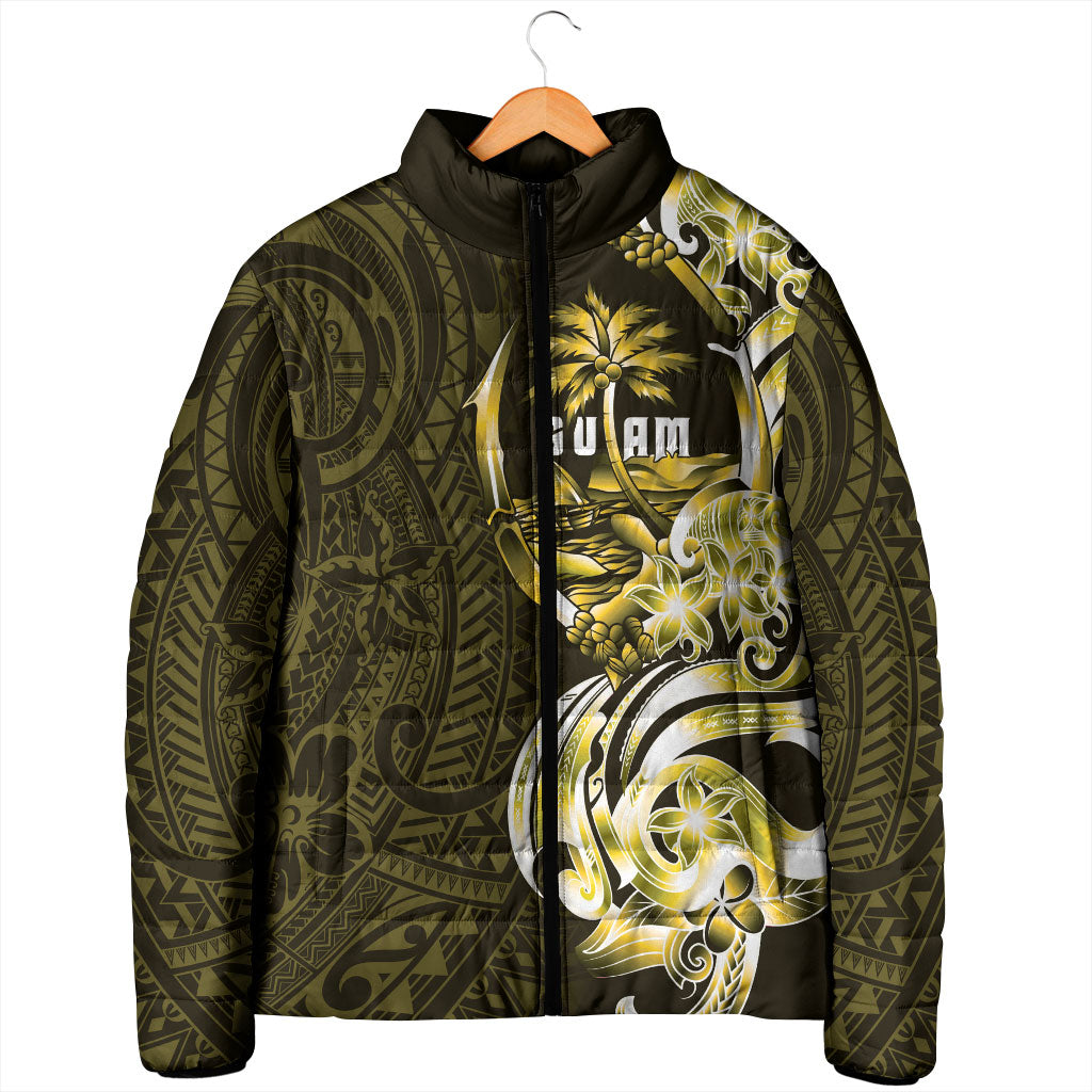 Amariyu Guam Chamorro Padded Jacket Guahan Seal Tattoo LT14 - Polynesian Pride
