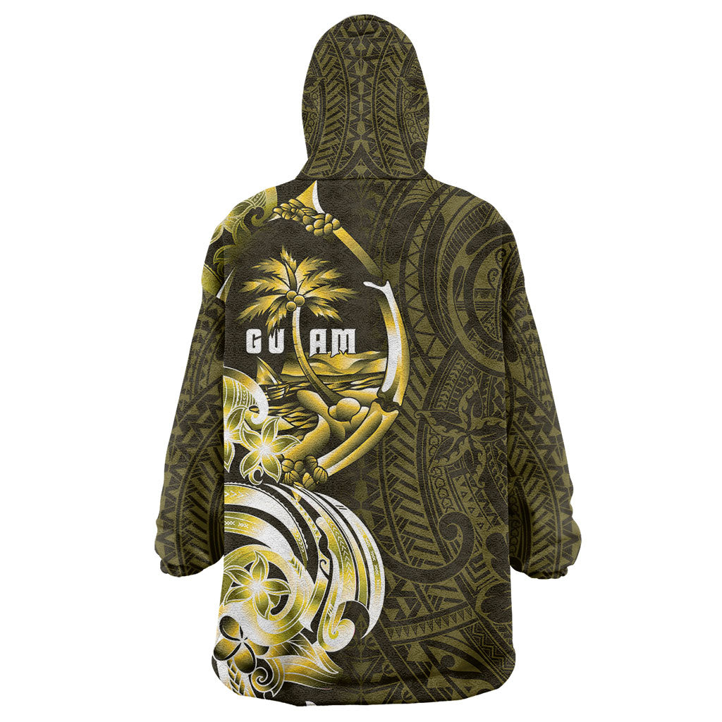 Amariyu Guam Chamorro Wearable Blanket Hoodie Guahan Seal Tattoo LT14 - Polynesian Pride