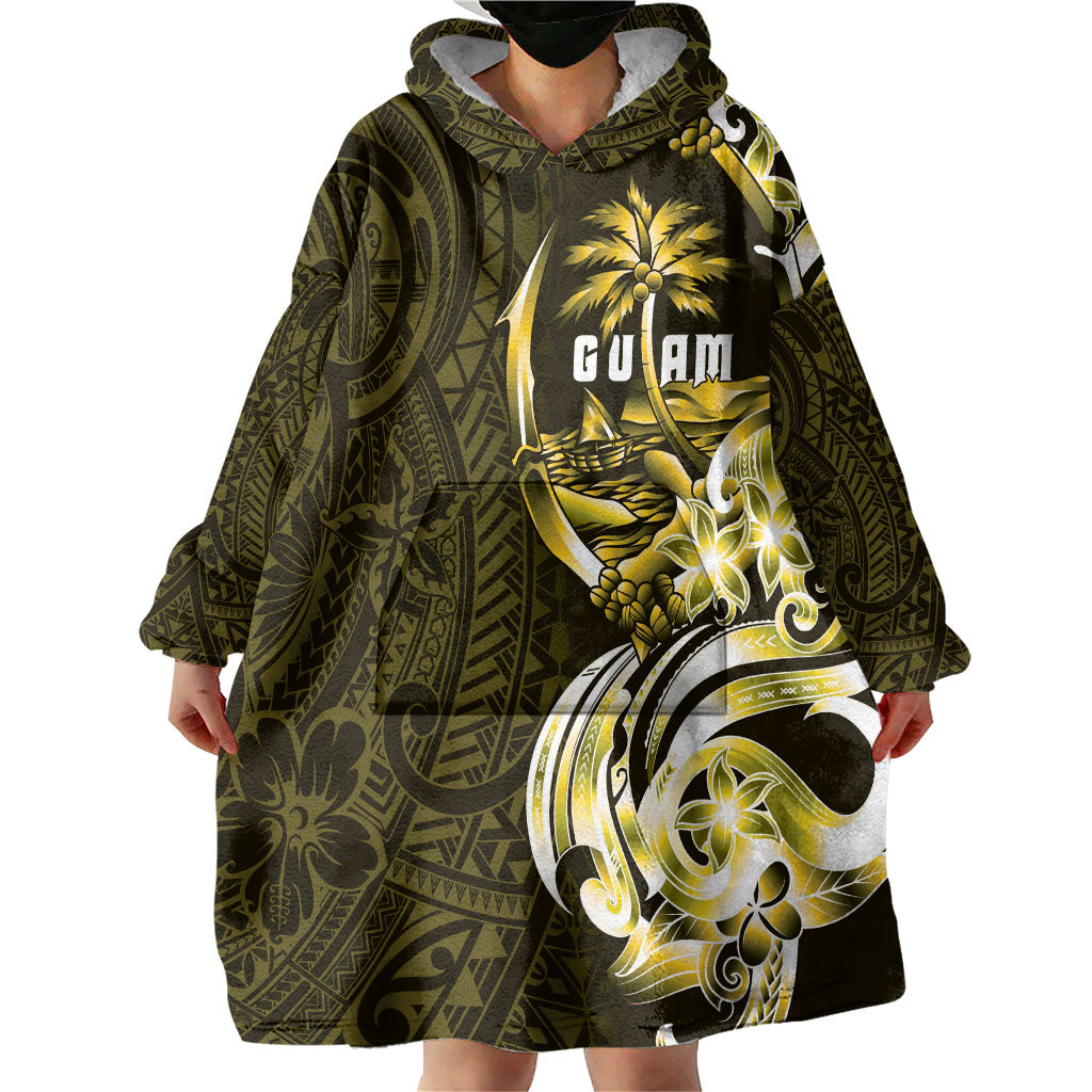 Amariyu Guam Chamorro Wearable Blanket Hoodie Guahan Seal Tattoo LT14 - Polynesian Pride