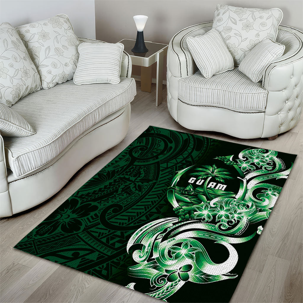 Betde Guam Chamorro Area Rug Guahan Seal Tattoo LT14 - Polynesian Pride