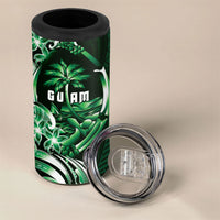 Betde Guam Chamorro 4 in 1 Can Cooler Tumbler Guahan Seal Tattoo LT14 - Polynesian Pride
