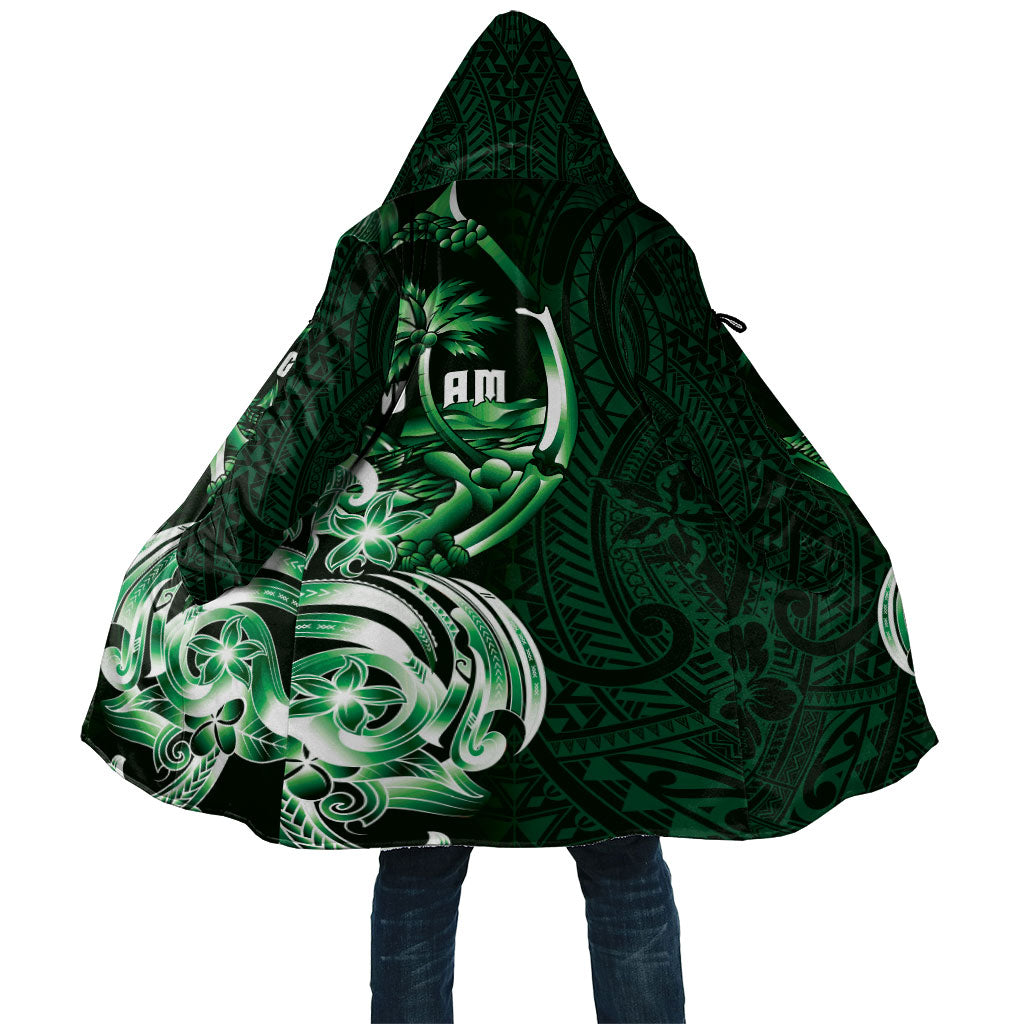 Betde Guam Chamorro Cloak Guahan Seal Tattoo LT14 Unisex Green - Polynesian Pride