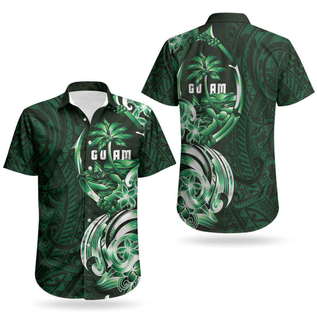 Betde Guam Chamorro Couples Matching Long Sleeve Bodycon Dress and Hawaiian Shirt Guahan Seal Tattoo LT14 - Polynesian Pride