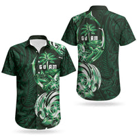 Betde Guam Chamorro Couples Matching Long Sleeve Bodycon Dress and Hawaiian Shirt Guahan Seal Tattoo LT14 - Polynesian Pride